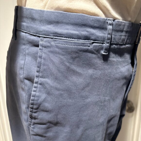 Good Threads Men's Slim Fit Navy Blue Chinos Pants Size 36W 33L. - Picture 6 of 8